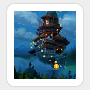 Lost Castle in the Sky Sticker